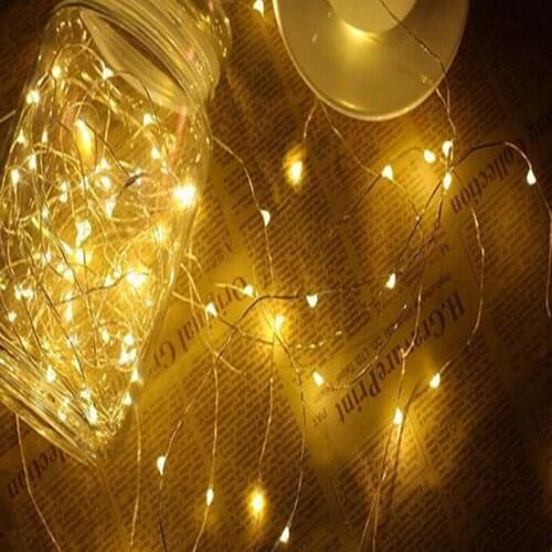 LED Solar 100M Copper Wire String Lights Outdoor Decorative Star Lights Lawn Lights Garden Christmas Light Outdoor Solar String