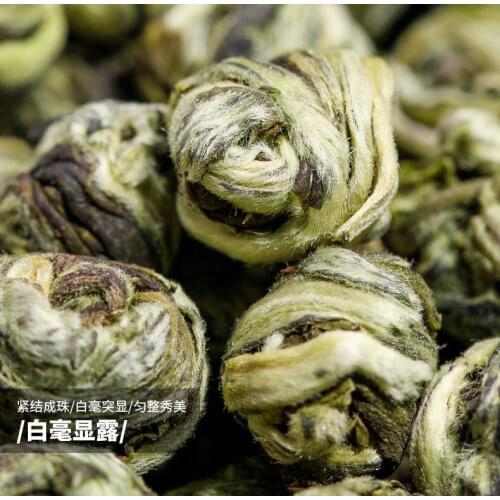 Jasmine Tea Dragon Beads Jasmine Small White Hair Tea Fragrant Bubble-Resistant Bulk Bag