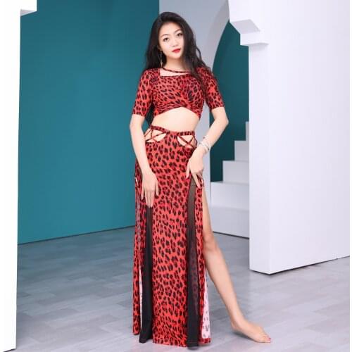2021 Belly Dance Suit Costume Female High Waist Cover Belly Practice Clothes Spring And Summer Dance Top Or Skirt For Beginners