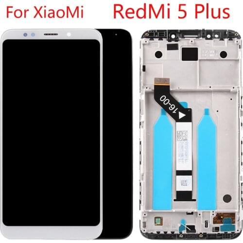 5.99" Tested LCD Display For Xiaomi Redmi 5 Plus LCD Touch Screen With Frame Redmi 5 Plus Display Assembly Replacement