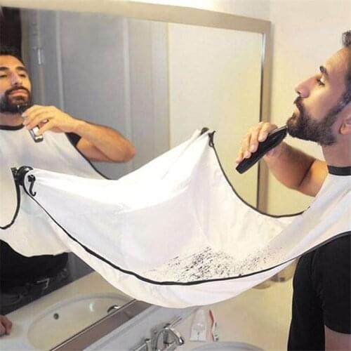 Man Bathroom Shaving Beard Waterproof Apron Hair Shave Apron Cleaning Waterproof Cloth Protector Household Clean Bib Protection