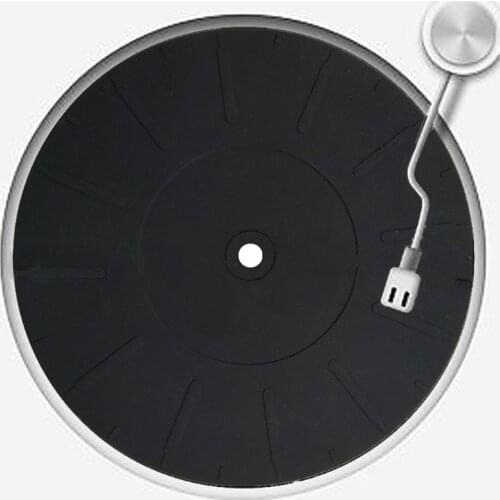 170mm Anti-vibration Silicone Pad Rubber LP Antislip Mat for Phonograph Turntabl