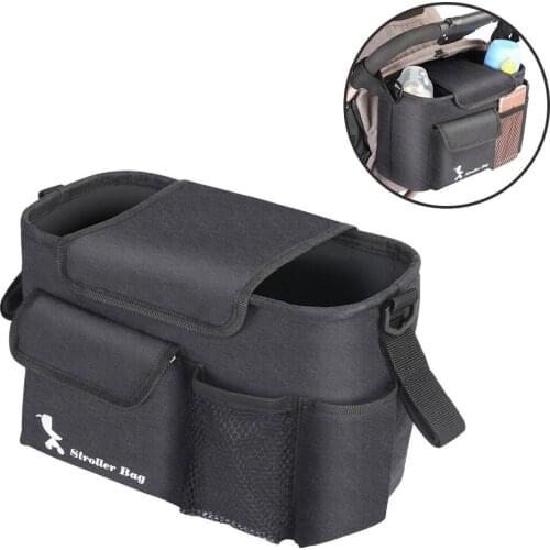 Diaper Bag For Baby Stuff Nappy Bag Stroller Organizer Baby Bag Mom Travel Hanging Carriage Pram Buggy Cart Two Bottle Bag