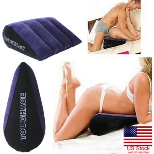 FAROOT Toughage Inflatable Sex Pillow Cushion Triangle Adult Love Position Furniture Triangle Pillow