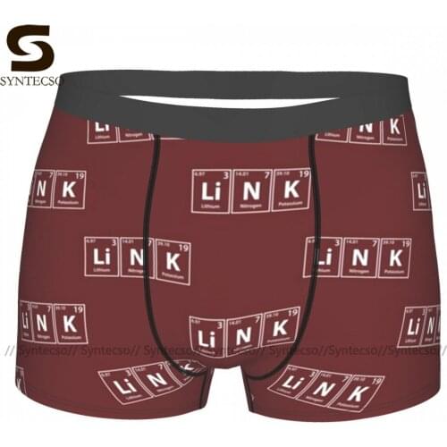 Periodic Underwear Trenky Polyester Plain Trunk Boys Sublimation Custom Boxer Brief