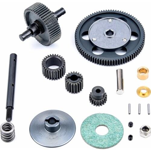 1:10 Metal Full Set Complete Gearbox Transmission Gear For 1/10 RC Crawler Car Axial SCX10 OP Upgrade Parts