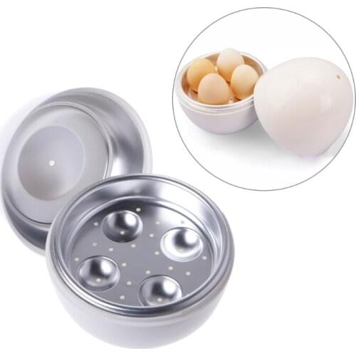 1Pc Microwave Egg Steamer Boiler Cooker Easy Quick 5 Minutes Hard Or Soft Boiled