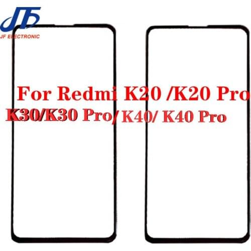 10Pcs/Lot For Redmi K20 Pro Touch Screen Panel Front Outer Glass Lens For Xiaomi For MI 9T Pro LCD Front Glass With OCA Glue