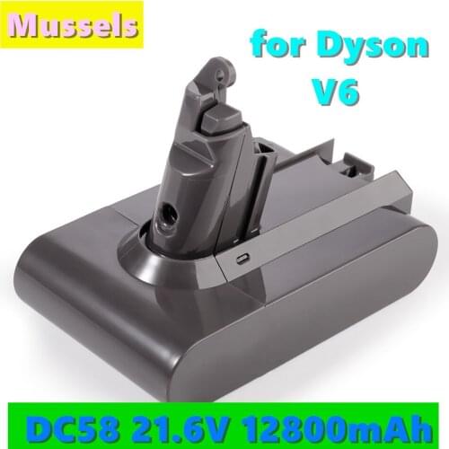 12800mAh 21.6V 12.8Ah Li-ion Battery for Dyson V6 DC58 DC59 DC61 DC62 DC74 SV09 SV07 SV03 965874-02 Vacuum Cleaner Battery