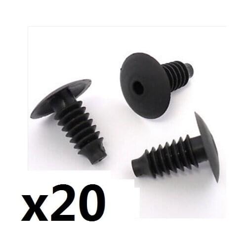 20x For BMW Plastic Trim Plug Clip- For upholstery, trunk & boot linings