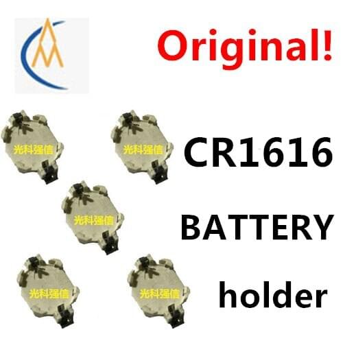 5PCS Brand new and authentic ultra thin cr1616 3V button environmental protection battery seat button high temper