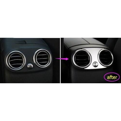 Car Armrest Rear Air Outlet Cover Vent Sticker for Mercedes Benz GLC C Class W205 W253 C200 GLC260