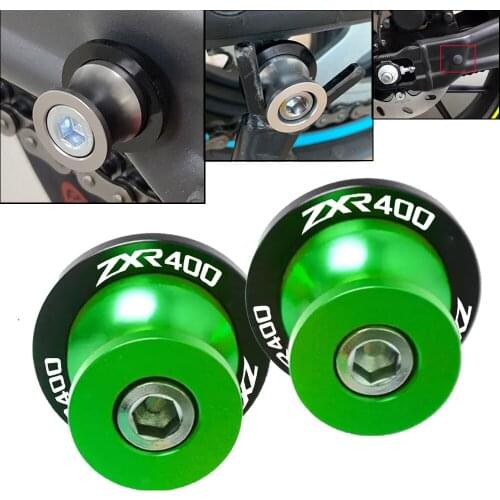 For Kawasaki ZXR 400 ZXR400 1994 1995 1996 1997 1998 1999 2000 2001-2021 Motorcycle Swingarm Spools Slider Stand Screws Slider