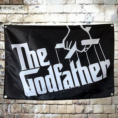 The Godfather Classic Movie Poster Flag Banner Tapestry ISN Background Cloth Wall Stickers Bar Cafe Studio Bedroom Decoration