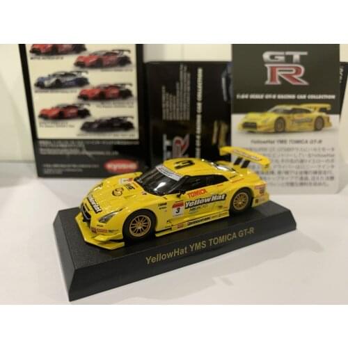 1/64 KYOSHO YELLOWHAT YMS TOMICA GT-R #3 LM F1 RACING Collection of die-cast alloy car decoration model toys
