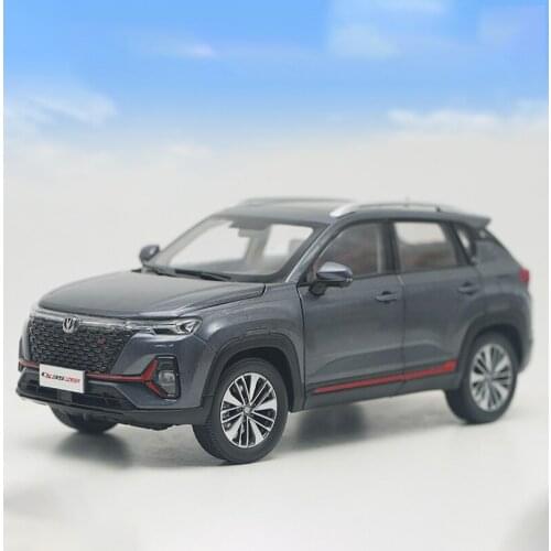Diecast 1:18 Changan Automobile CS35 PLUS 2021 Off-road Vehicle SUV Alloy Car Model Collection Souvenir Ornaments Display
