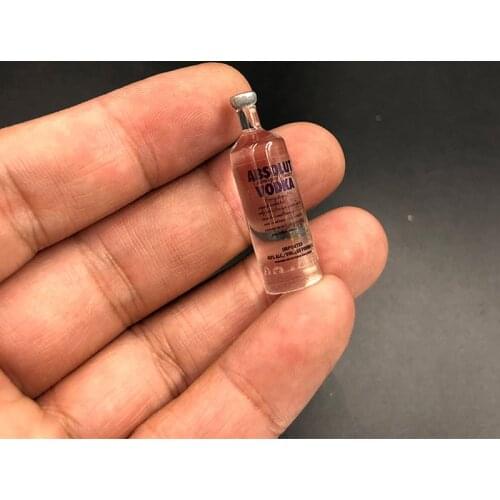 1/6 Scale Vodka Bottle Models Pub Diniing Table Scene Accessories for 12''Figures Toys Gifts Collections DIY
