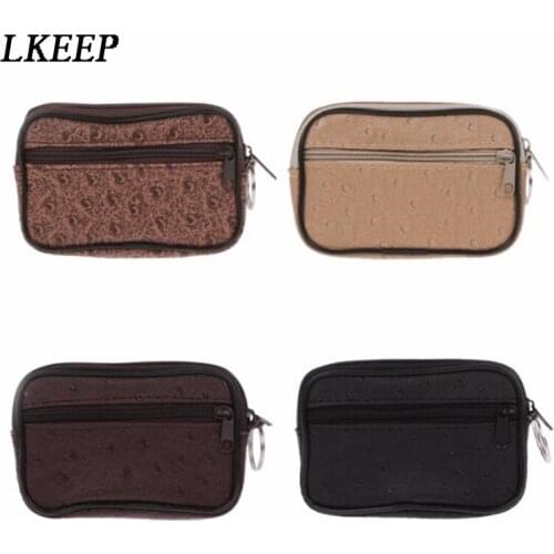Mini Soft Men Women Card Coin Key Holder Zip Change Purse Pouch Wallet Pouch Bag Purse Gi