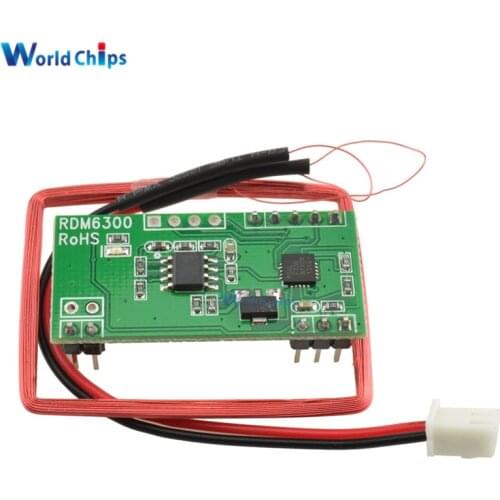 UART EM4100 RFID Card Key ID Control Module RDM6300 RDM630 Access Control System UART Reader Module For Arduino Output 125Khz
