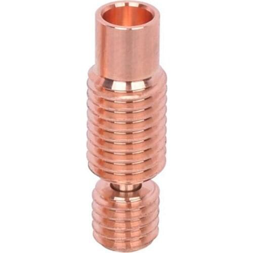 NF V6-Crazy Heat Break Copper and 3D Printer Nozzle Throat for 1.75 mm E3D V6 HOTEND Heating Block