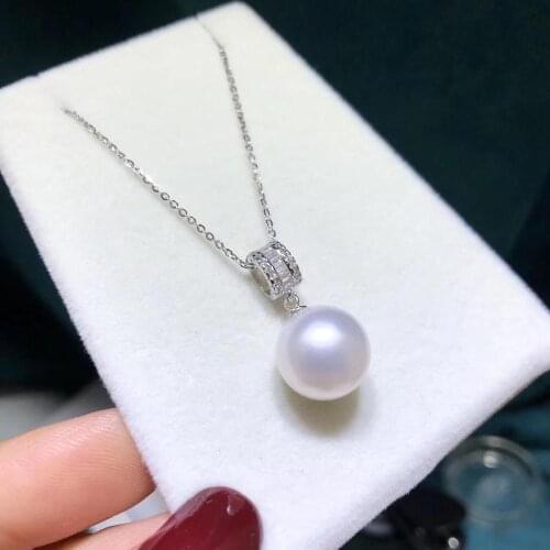 NEW 925 Sterling Silver Pendant Mountings Base Findings Jewelry Parts Fittings Accessories for Pearls Stones Crystal Coral Agate