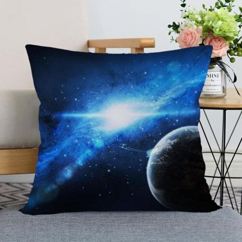 New Arrival Space Art Pillowcase Wedding Decorative Pillow Cover Custom Gift For (one Sides) Printed Pillow Cases