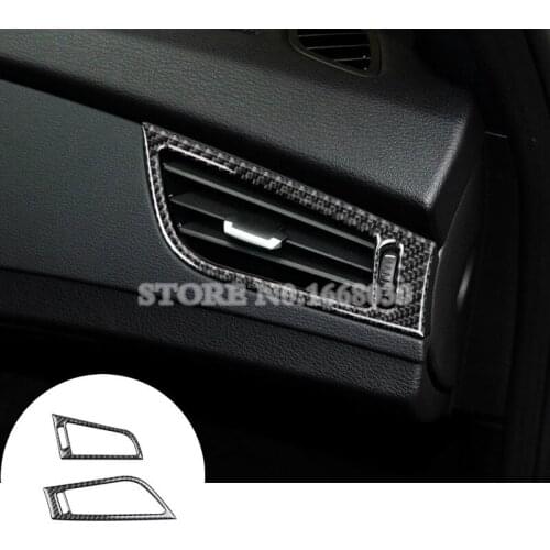 Carbon Fiber Dashboard Side Air Vent Outlet Trim Cover For BMW Z4 E89 2009-2015 Car accesories interior Car Trim