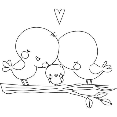 10x10 The bird is talking TBig ice cream ransparent Clear Stamps Silicone Seals for DIY scrapbooking photo album Card Making