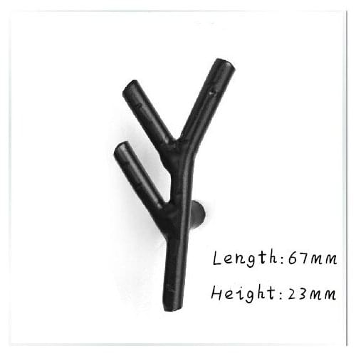 Tree brance knob / black cabinet handle/ Black cabinet knob/ drawer pull