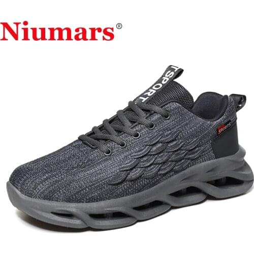 Outdoor Sport Casual Blade Shoes Men Lightweight Damping Mens Running Shoes Sneakers Blade Bottom Shoes Zapatillas Hombre