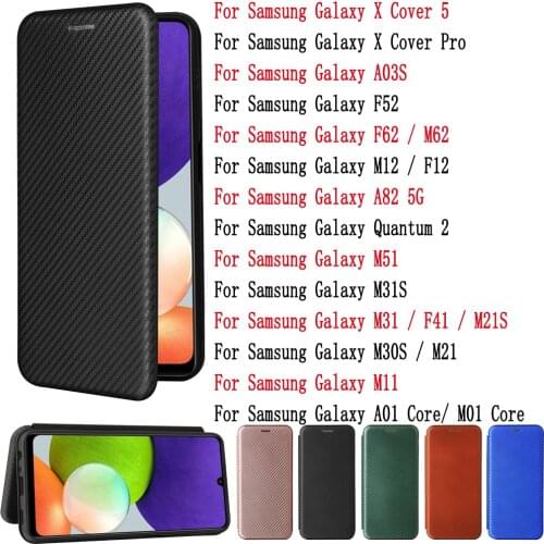 Sunjolly For Samsung Galaxy X Cover 5 Pro A03S F52 F62 M62 F12 M12 A82 M31 M51 M11 A01 Core M21 M30S M21 Case Cover coque