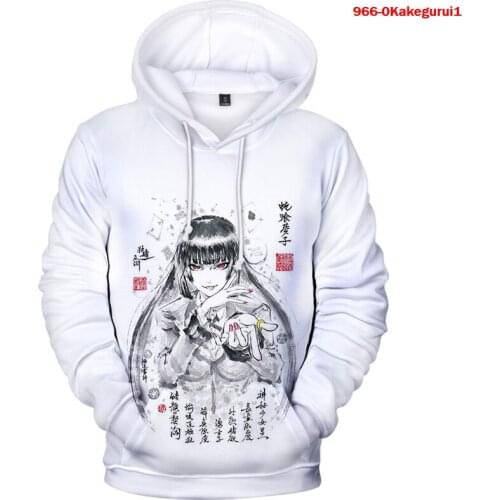 Kakegurui Compulsive Gambler Women Hoodies 3d Print Sweatshirts Kakegurui Homme Fashion Sweatshirt Men Harajuku Hoodies