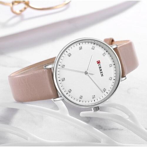 Quartz Watch Women CURREN 9023 Female Leather Casual Fashion Quartz Watch For Women Ultra-Thin Ladies Wristwatch Gifts