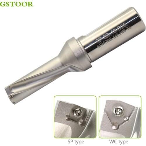 1PC U fast drill WC 4D 14 15 16 17 18 19 20 mm Indexa U Drill Type For WCMT Insert High Speed Steel Metal Drilling tool