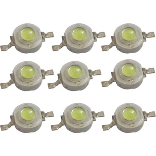 10pcs 3W Cyan Turquoise 495nm-500nm High Power LED Light Bead Lamp Chip