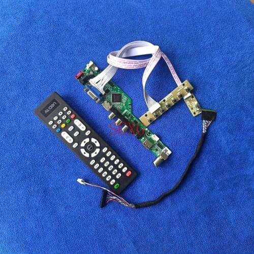 1920*1080 LED LCD LVDS 40Pin VGA USB AV HDMI-compatible DIY Kit Analog signal Display controller board For LTM184HL01/LTN184HT05