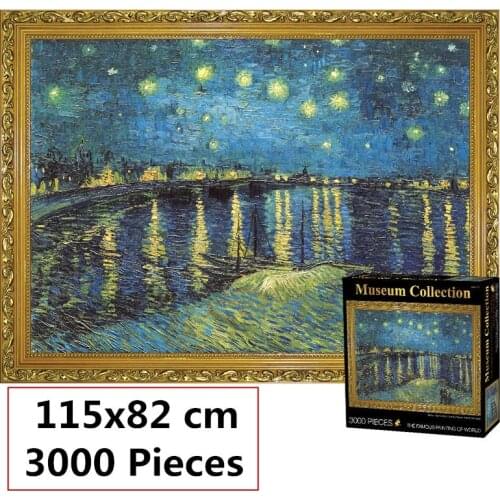 3 style jigsaw puzzle 3000 pieces world famous landscape puzzles for adults children educational toys game