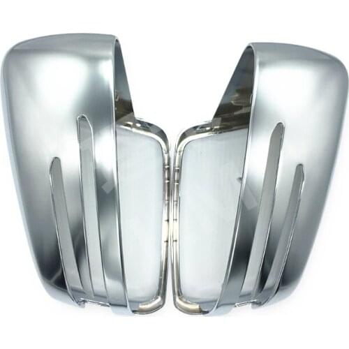 For Benz X156 W176 W212 W221 W204 A B C E S CLS Class ABS Chromed Side Door Mirror Wing Mirror Cover Replacement Car Accessories