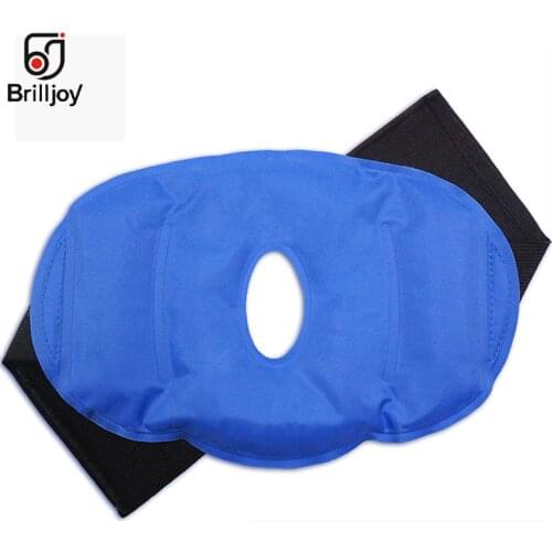 Gel Knee Ice Pack Reusable Hot and Cold Therapy for Pain Relief Swelling Sports Injuries Breathable Design with Adjustable Wrap