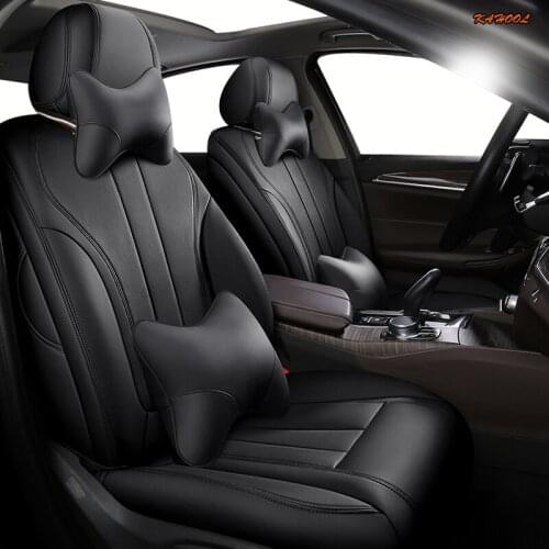 KAHOOL Custom Leather car seat cover set For Dodge Caliber Avenger Journey challenger Automobiles Seat Covers cars seat style