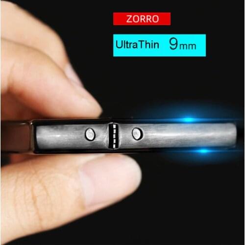 Zorro kerosene lighter.Ultra thin BRASS retro vintage grinding wheel windproof mens smoke gift