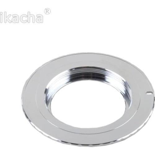 Brass AF Confirm Chip M42 Lens to for Canon EOS Mount Adapter 60D 50D 40D 600D 550D 500D Silver
