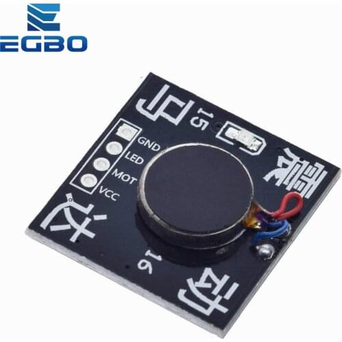 EGBO 5V Vibrating Vibration Motor Module High and Low Level Vibration Mini Motor Module for Arduino