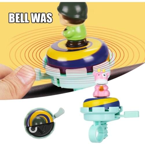 Cartoon Images Bicycle Bell Alloy Cute Fashion Bicycle Equipment for Children ASD88