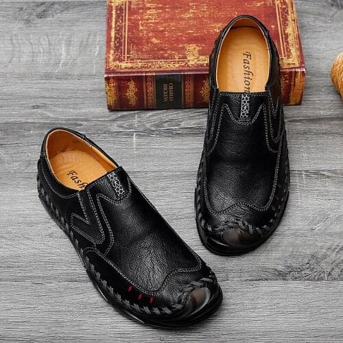 Mens Moccasins Leather Loafers Men Shoes For Male Shoe Mens Causal 2020 Trends Zapatillas Hombre Genuine