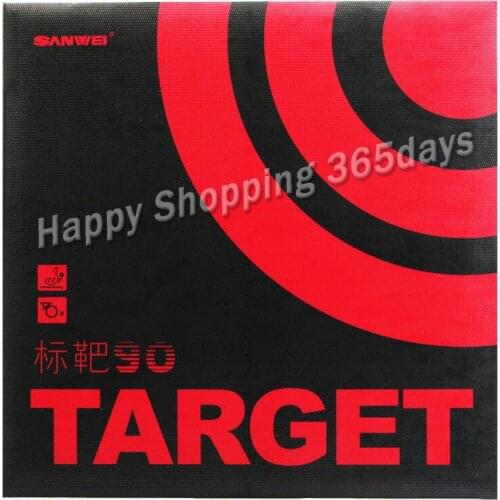 SANWEI 2019 New TARGET 90 (90% Sticky) Table Tennis Rubber Ping Pong Sponge
