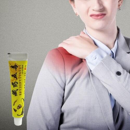 Scorpion Venom Analgesic Ointment Cervical spondylosi joints Pain Plaster Shoulders Lumbar leg Pain Relieving Patch Balm Cream 1