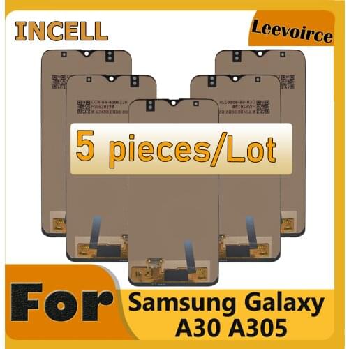 Wholesale 5 Pcs For Samsung Galaxy A30 A305F INCELL TFT LCD Display A305/DS A305FD Touch Screen Digitizer Assembly Replacement