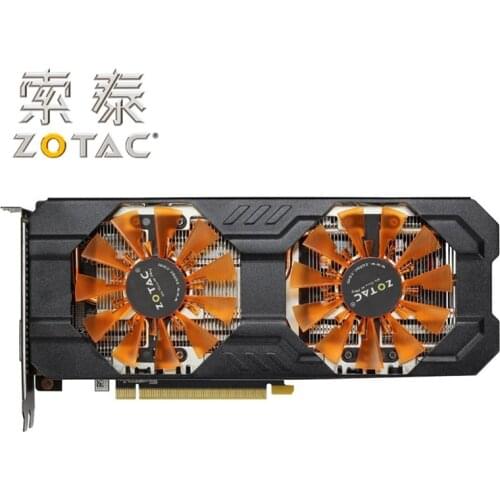 Original ZOTAC Video Card GeForce GTX760-2GBD5 Thunderbolt HB 256Bit GDDR5 Graphics Cards for nVIDIA Map GTX760 760 2G Hdmi