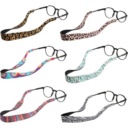 1PCS New Adjustable Floating Sunglass Straps Safety Glasses Retainers Holder Neoprene Sports Beach Camping Eyeglasses Cord